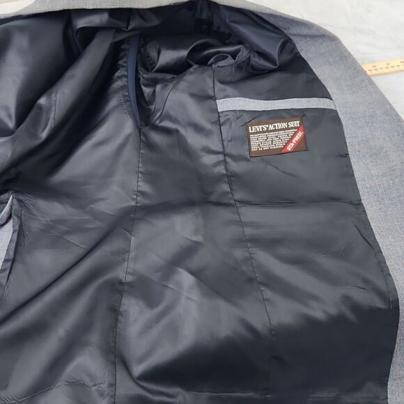 MENSWEAR LEVIS ACTIONS SUIT blazer sizd 46R - Picture 7 of 11